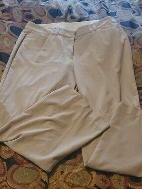Lane Bryant Women's Light Beige Dress Trousers